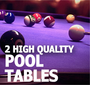 2 High Quality Pool Tables