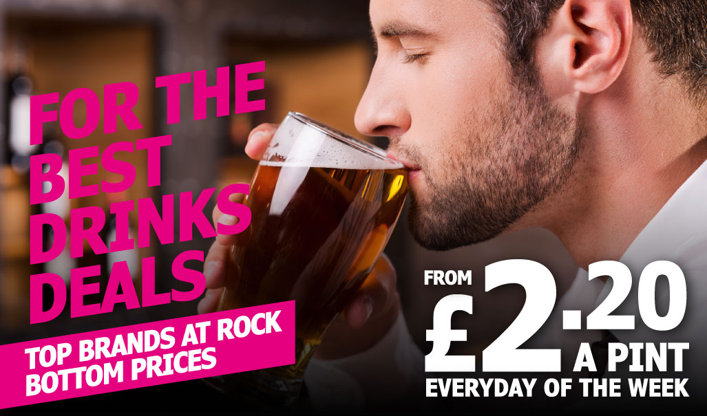 For the best drinks deals